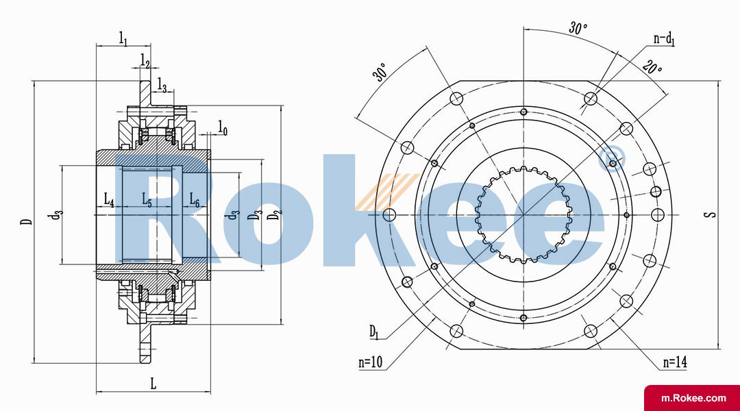 WJ Spherical Roller Drum Coupling