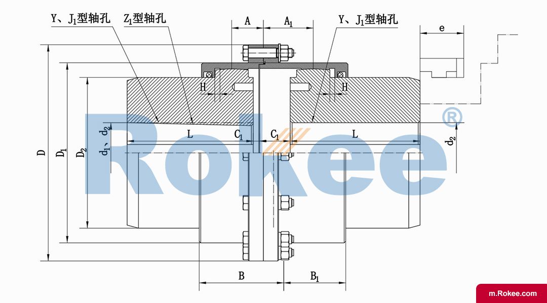 GCLD Drum Gear Coupling For Motor