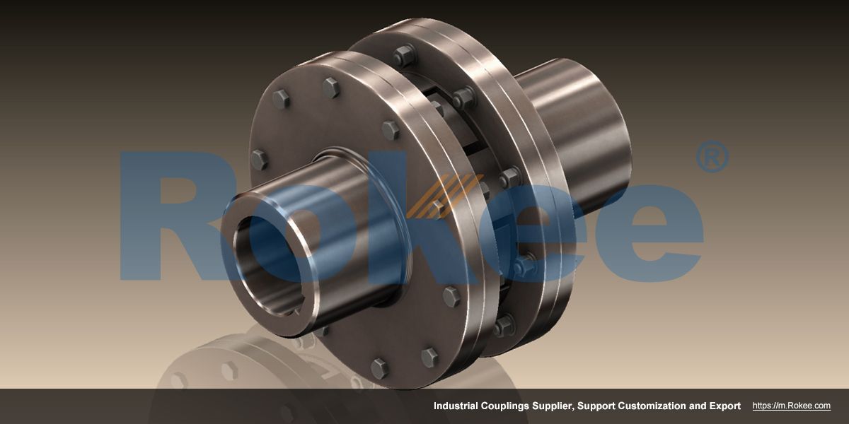 LMS/MLS Flexible Plum Jaw Coupling With Double Flange