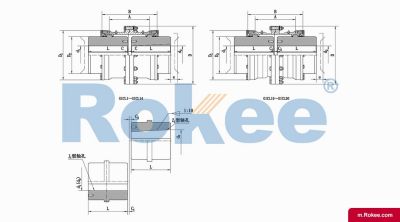 GICL Geared Couplings,GICL Wide Type Drum Gear Coupling