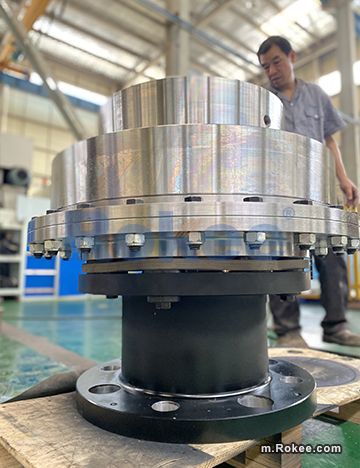 Concentricity Adjustment Of Elastic Diaphragm Coupling