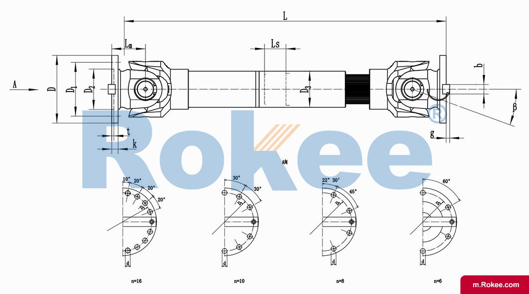 SWC-BH Cardan Shaft