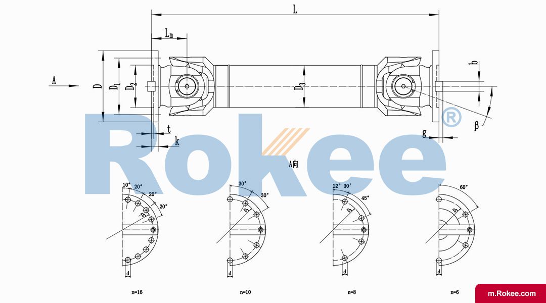 SWC-WH Cardan Shaft