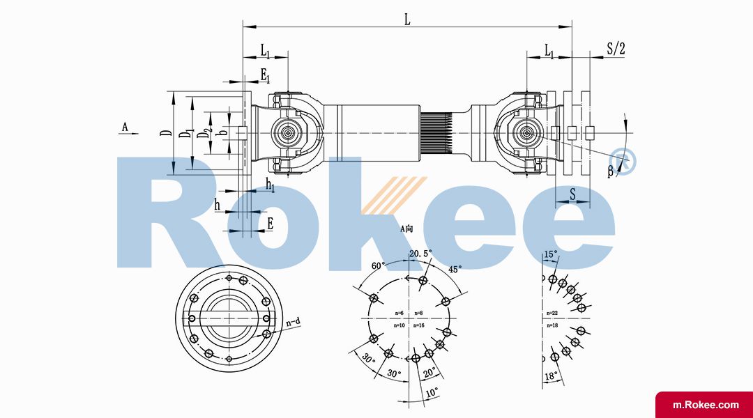 SWP-B Cardan Shaft